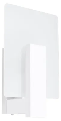 Produktbild von Wandleuchte LAPPO weiß 1xE14 10W Holz/Glas 30.5x12x16cm Sollux Lighting