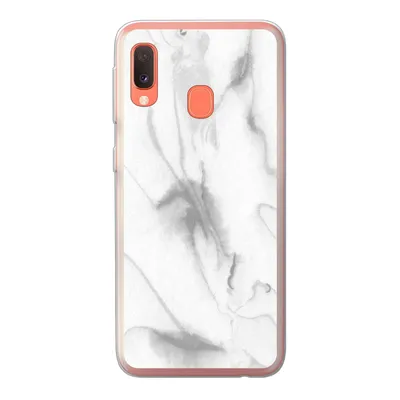 Produktbild von MuchoWow® Handyhülle Schutzhülle Hülle für Samsung Galaxy A20e Marmor - Grau - Weiß - Abstrakt - Marmoroptik Silikon Softcase Handy Hülle - Abdeckung