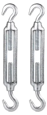 Productafbeelding van 2 Stuks Spannschloss Draadspanners, 12 x 125 mm, Verstelbare M12, Gegalvaniseerd Staal, Voor Binnen Buiten