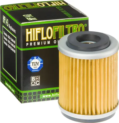 Produktbild von Hiflo Ölfilter HF143 kompatibel mit Yamaha SR 125 / SE / TW 125 / YFM 250 Moto 4