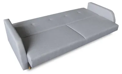 Produktbild von Schlafsofa Kelso - Sofa mit Bettkasten und Schlaffunktion, Bettsofa, Schlafcouch mit Holzfüße (Schwarz (Twist 23))