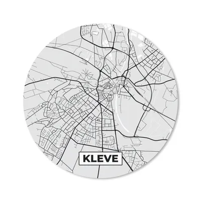 Produktbild von MuchoWow® Mauspad Mousepad Stadtplan - Kleve - Karte - Deutschland - Karte 30x30 cm - Mousepads - Maus Mat - Pad - Mausunterlage - Tischunterlage - Schreibtischmatten