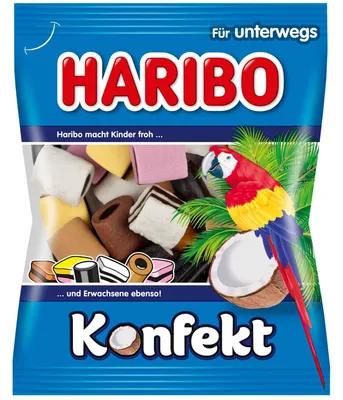 Obrázek produktu pro Lékořicové bonbony Haribo 100 g v různých příchutích