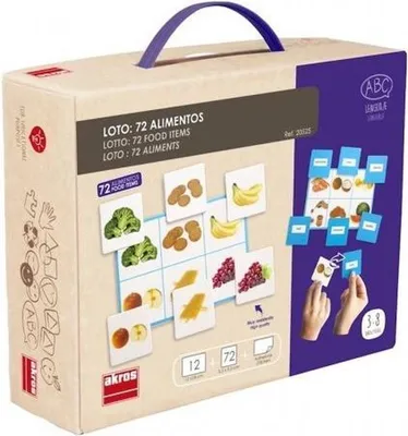Obrázek produktu pro Vzdělávací hra na asociace: Jídlo / Akros