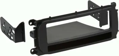 Image de Façade d'autoradio 1 DIN avec vide poche compatible avec Chrysler/Dodge/Jeep/Plymouth