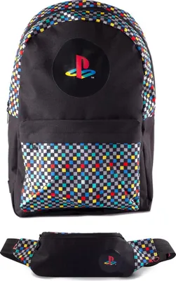 Produktbild von Difuzed Sony Playstation Rucksack - Retro + Gürteltasche
