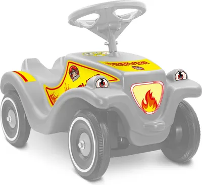 Produktbild von Design Sticker Set kompatibel mit BIG Bobby Car Classic – Selbstklebende Aufkleber für Spielauto, Kratzfest, Wasserfest, Matt R194-04
