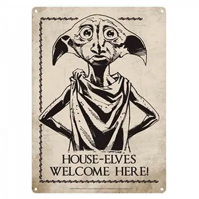 Produktbild von Harry Potter Dobby Blechschild
