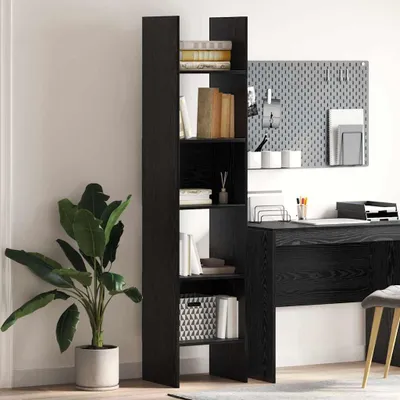 Produktbild von PUEAZU Bücherregal 5 Ebenen 40 x 35 x 180 cm Holzwerkstoff - Bücherregale &33467
