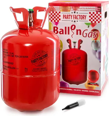 Produktbild von Ballongas für 50 Ballons | 3 Heliumflasche 400L Gasfüllung Folienballons Luftballons | Party Hochzeit