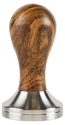 Produktbild von SORSO Barista Tamper, Edelstahl, mit Holzgriff, 51 mm – Braun