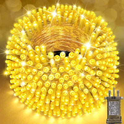 1500 LED Lichterkette, warmweiß, wasserdicht, Innen/Außen