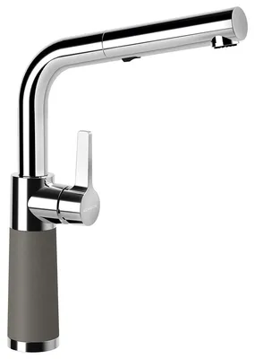 Produktbild von SCHOCK Armatur SC-540 in ASPHALT mit Zugauslauf / CRISTALITE PLUS®