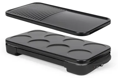 2-in-1 Pannenkoekenpan & Grillplatte 1500 W, PFAS-frei