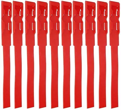 Produktbild von Identifikationslabeln 10er Pack - Tieridentifikationsbänder - Kunststoff - Sicher und Giftfrei - Korrosionsbeständig - Leicht - Tieridentifikation