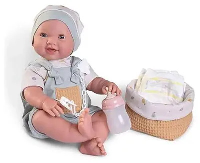 Produktbild von Antonio Juan Mia Newborn Puppe Pinkelt Mit Kissen 42 Cm Rosa  Kinder Rosa One Size