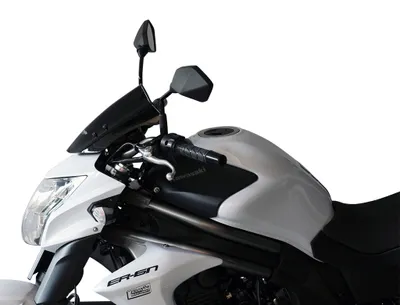 Zdjęcie produktu dla Szyba motocyklowa MRA KAWASAKI ER 6 N, ER650E, 2012-, forma T, czarna