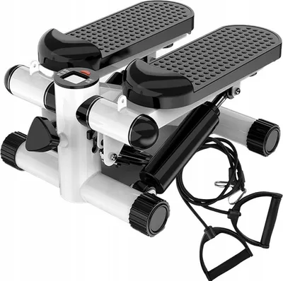 Immagine prodotto di Stepper semplice con cavi di allenamento, contatore LCD, personalizzazione del fitness