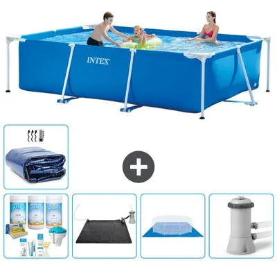 Obrázok produktu pre Obdĺžnikový bazén s rámom – 300 x 200 x 75 cm – 6-dielny – S20054