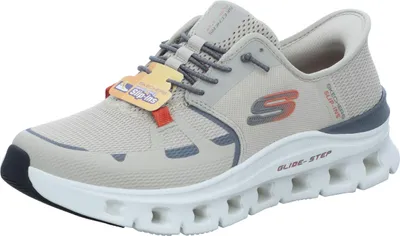 Obrázok produktu pre Skechers pánske tenisky SLIP-INS GLIDE-STEP PRO Beige-White-Multi-coloured, Farba:beige/mud, EÚ veľkosť:42