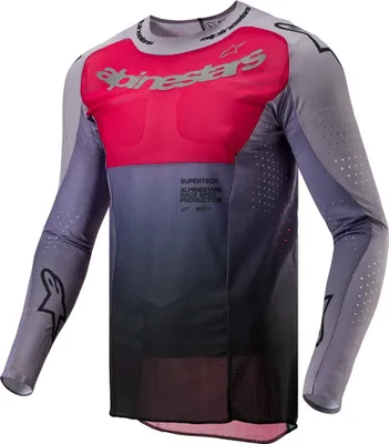 Zdjęcie produktu dla Alpinestars Supertech Dade Motocross Jersey, lila/rot, 2XL