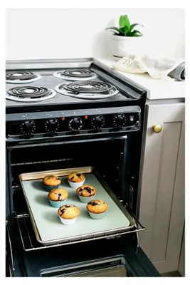 Produktbild von Cupcake-Formen, Muffinformen aus Silikon, 12er-Set in 4 Farben, wiederverwendbar, BPA-frei für Kuchen und Pudding