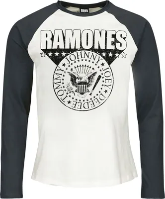 Produktbild von Ramones Langarmshirt Herren Amplified Collection - 3D Crest multicolor XL