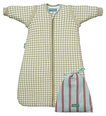 Produktbild von Babyschlafsack Winterschlafsack - 2,5 TOG - Abnehmbare Ärmel - 100 % Baumwolle - 0 bis 6 Monate