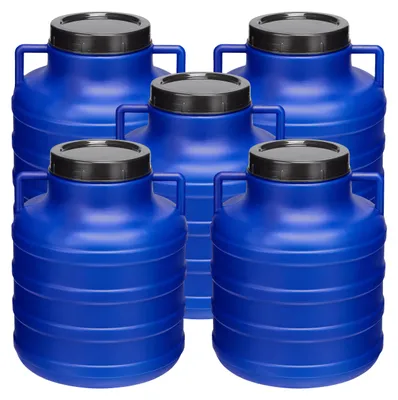 Produktbild von Set 5 Liter Futtertonne BPA-frei Universalfass Fass Regentonne GD-0125