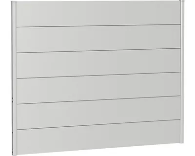Obrázok produktu pre Kovový plot Biohort 180 x 135 cm hliník strieborný metalický