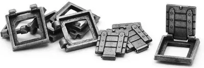 Produktbild von Geschützluke komplett 3 Stk 9x9 mm