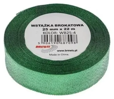Produktbild von Grünes Glitzerband 25 x 22 m – Brewis