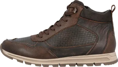 Image de Baskets Montante en cuir Kastanie