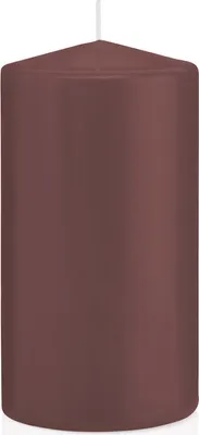 Produktbild von Kerzen Taupe, Stumpenkerzen Taupe 15 x 7,8 cm (H x Ø), 8 Stück, Wiedemann Kerzen, Markenkerzen  Germany in RAL Qualität