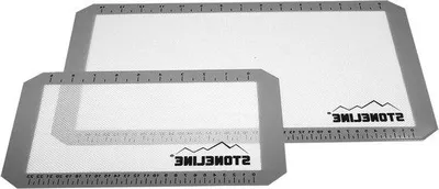Image de Lot de 2 tapis de cuisson en silicone - revêtement antiadhésif