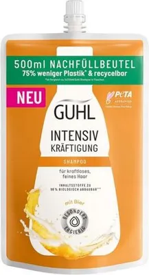 Image de Guhl shampooing intensif fortifiant bière recharge 500ml