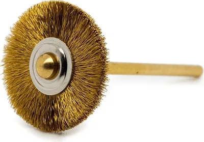 Imagen del producto de Cepillo de Alambre de Latón Buzzufy Ø 22 mm con Eje HP