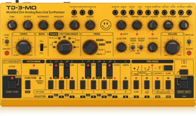Zdjęcie produktu dla Behringer TD-3-SB, Syntezator analogowy, Złoto, DC, 9 V, 305 mm, 165 mm