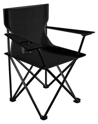 Image de Chaise de camping pliante et portable avec porte-gobelet