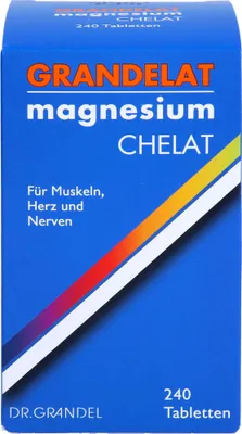Zdjęcie produktu dla Tabletki z chelatem magnezu Dr Grandel Grandelat, 240 tabletek