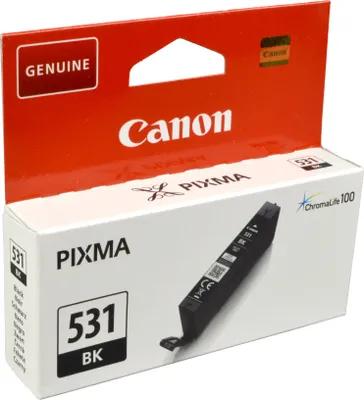 Produktbild von Canon CLI-531 BK, Schwarz, 1 Stück(e), Einzelpackung