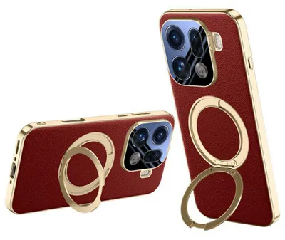 Immagine prodotto di Custodia magnetica per smartphone Oppo Find X9 Pro 5G, con supporto ad anello e protezione in vetro per la fotocamera