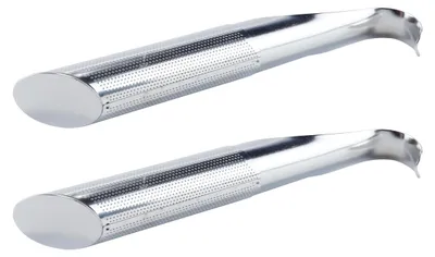 Teefilter 2er-Set, 304 Edelstahl, feinmaschig, für losen Tee