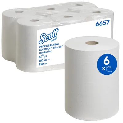 Immagine prodotto di Scott® 6657 Asciugamano in rotolo Scott bianco
