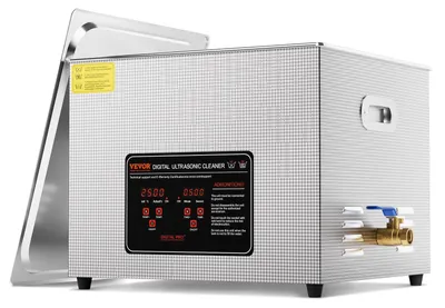 Produktbild von VEVOR Ultraschallreiniger mit digitalem Timer & Heizung, professioneller Ultraschall Schmuckreiniger, Edelstahl beheizte Reinigungsmaschine für Brillen, Uhren, Ringe, kleine Teile, Leiterplatten (2L), 15 L