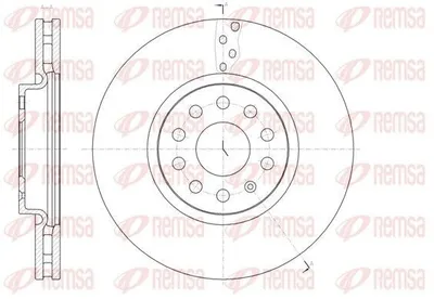 Produktbild von 2x REMSA Bremsscheibe 61479.10 vorne für VW SHARAN (7N1 7N2) 314mm 49 6mm 314mm
