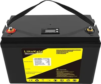 Image de Batterie, 12,8 V, capacité de 100 Ah, 12,8 V 100 Ah (LCD)
