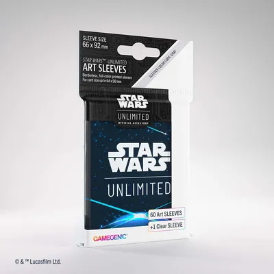Produktbild von Star Wars Unlimited - Card Sleeves Space Blue
