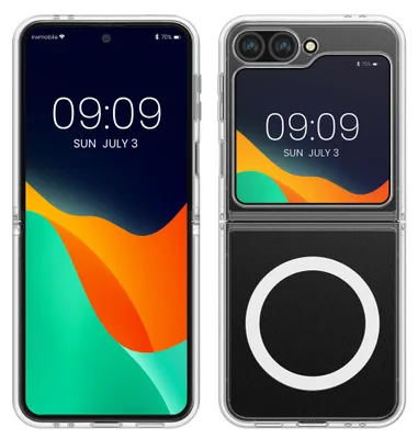 Zdjęcie produktu dla kwmobile KWM0000222P001C, Pokrowiec, Samsung, Galaxy Z Flip6, Przezroczysty