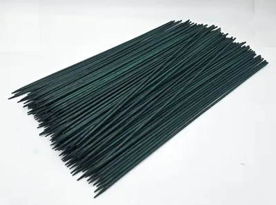 Produktbild von 50 Splittstäbe 60 cm Ø 5,5 mm Pflanzstäbe Rankhilfe Pflanzenstab Grün